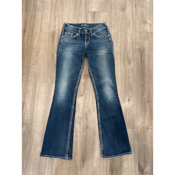 Silver Jeans Co Suki Western Glove Wear Women's Size W25/L32 - Picture 1 of 9
